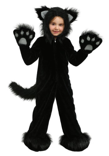 Disfraz de gato negro Premium para niños