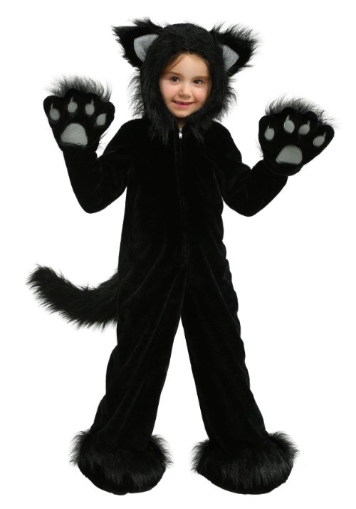 Disfraz de gato negro Premium para niños