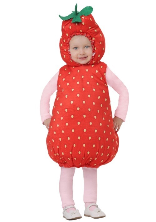 Disfraz de fresa para bebé/niño pequeño