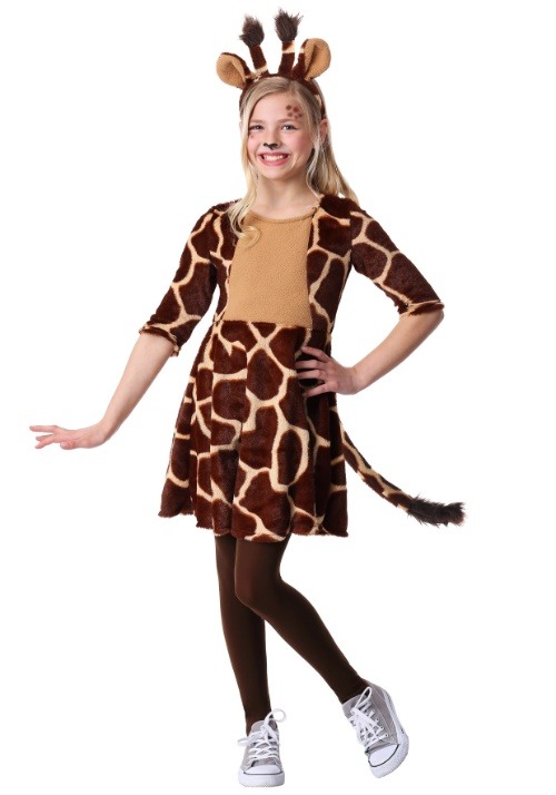Disfraz de jirafa de niña