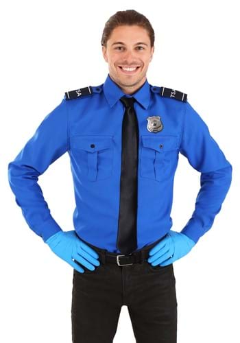 TSA Agent Blue manga larga traje de la camisa