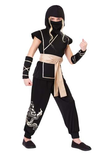 Vestido de guardian ninja para niñas