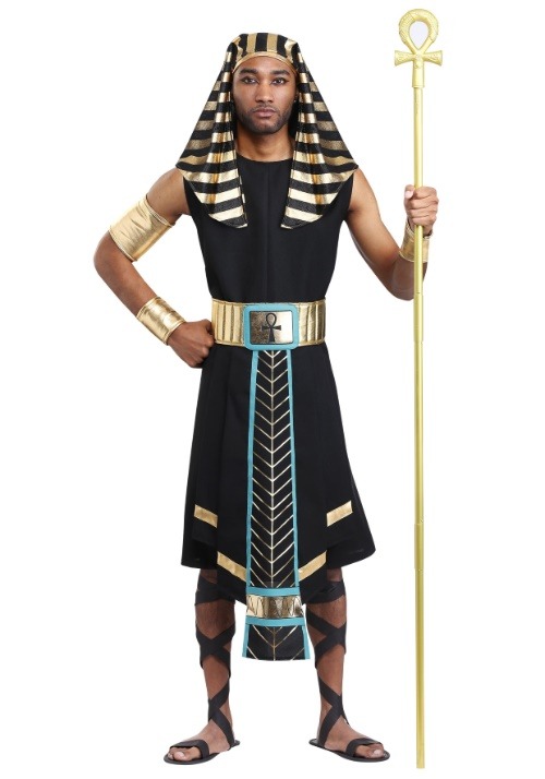 Disfraz de tamaño más grande del Pharaoh oscuro de los hombr