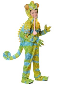 Disfraz de camaleón realista para niños