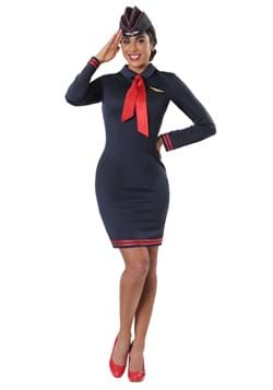 Disfraz de asistente de vuelo de Workin 'the Skies para muje