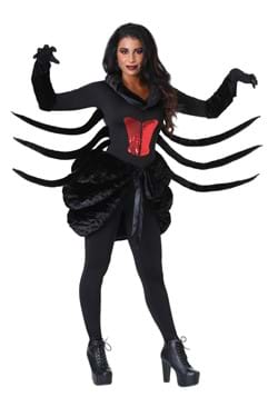 Disfraz de araña viuda negra para mujer