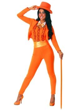 Esmoquin naranja para mujer