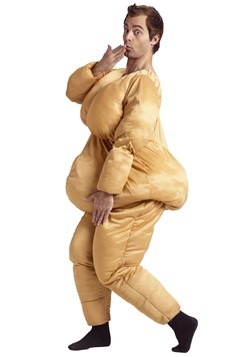 Disfraz de traje de gordo para adulto