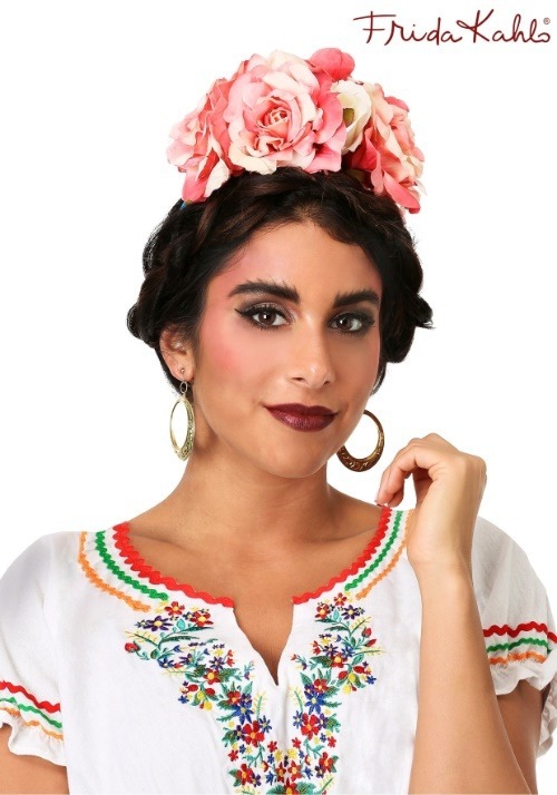 Cinta para la cabeza con flores de Frida Kahlo-update3