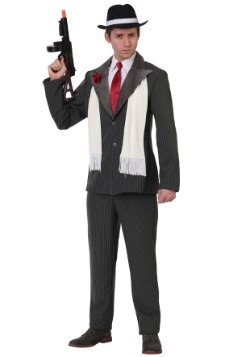Disfraz de gángster despiadado talla extra para hombre