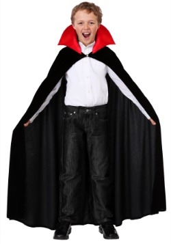 Capa de vampiro roja infantil