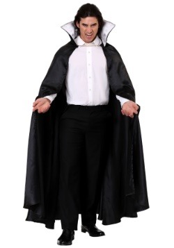 Capa de vampiro negra adulta