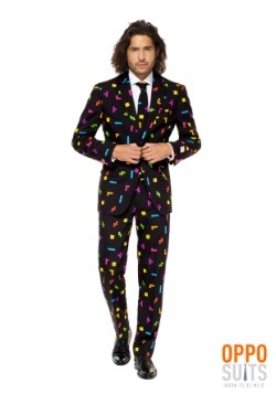 Traje OppoSuits Tetris para hombre
