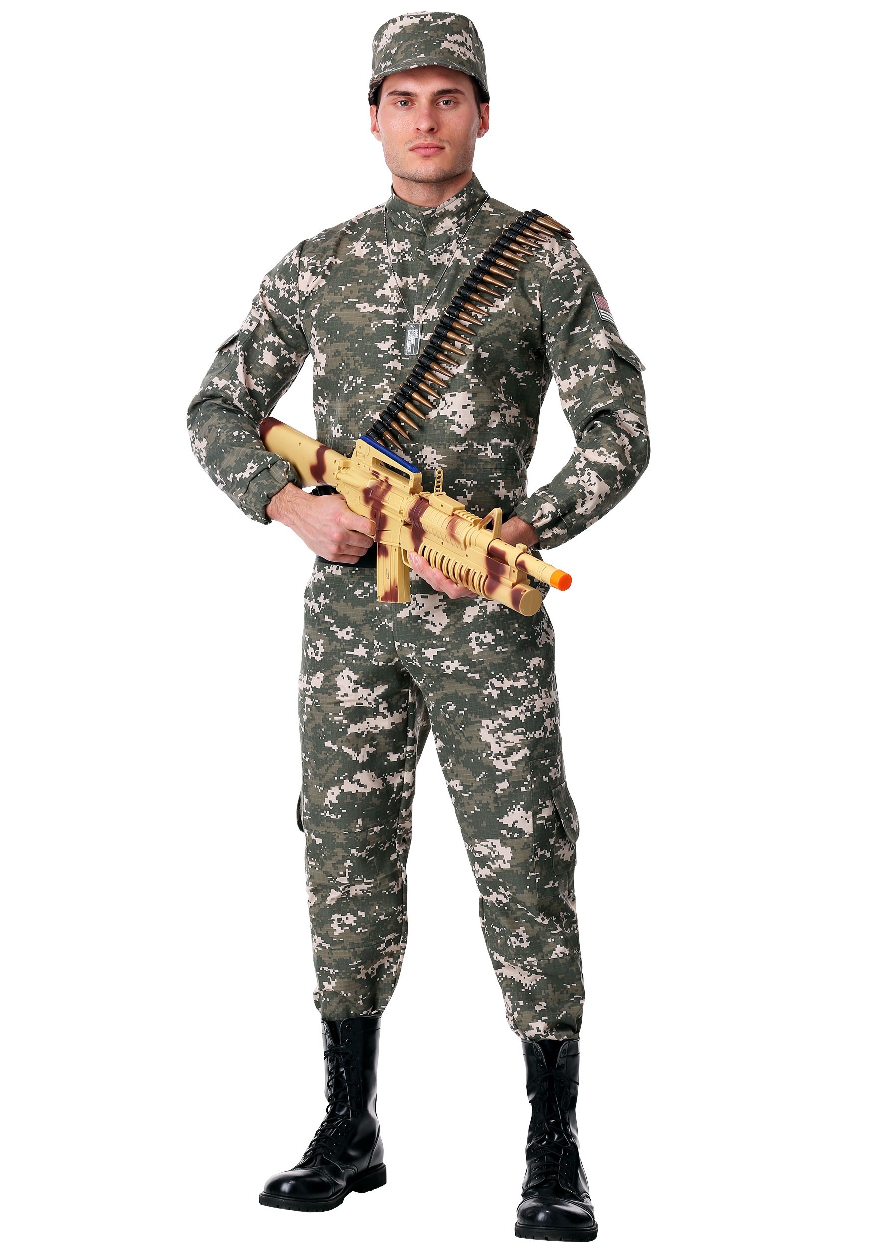 ▷ Disfraz Soldado militar para Hombre