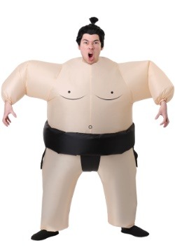 Disfraz de luchador de sumo inflable adulto