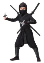 Traje de ninja Shinobi de sigilo infantil