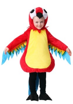 Traje de loro grazante para niños pequeños