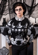 Suéter feo de hechizo de bruja de Halloween para adulto