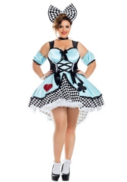 Traje de mujer coqueta de talla grande de Alicia