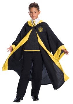 Disfraz infantil de estudiante de Hufflepuff deluxe