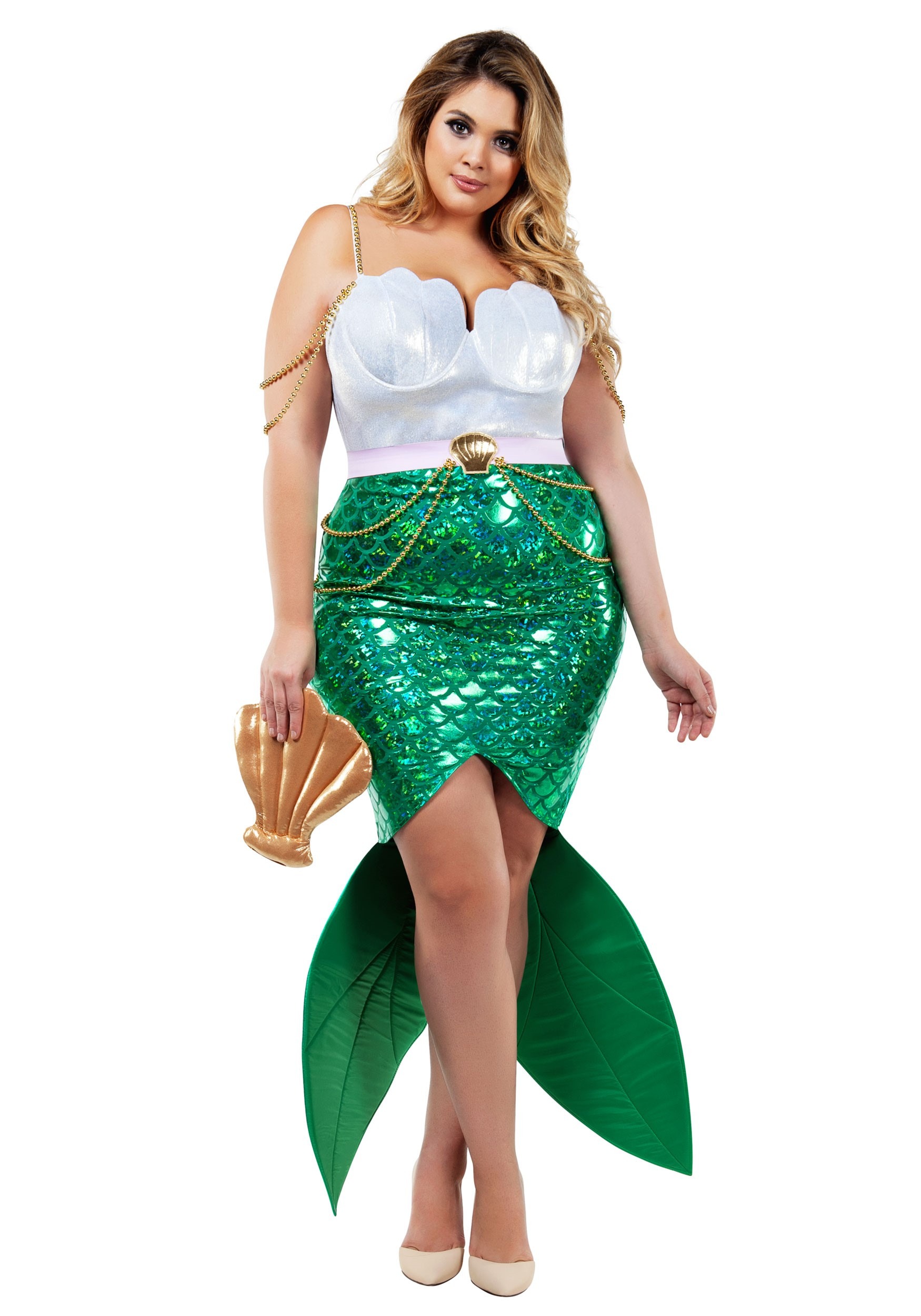 Contar cobre Multitud Disfraz para mujer de sirena de mar Alluring talla extra