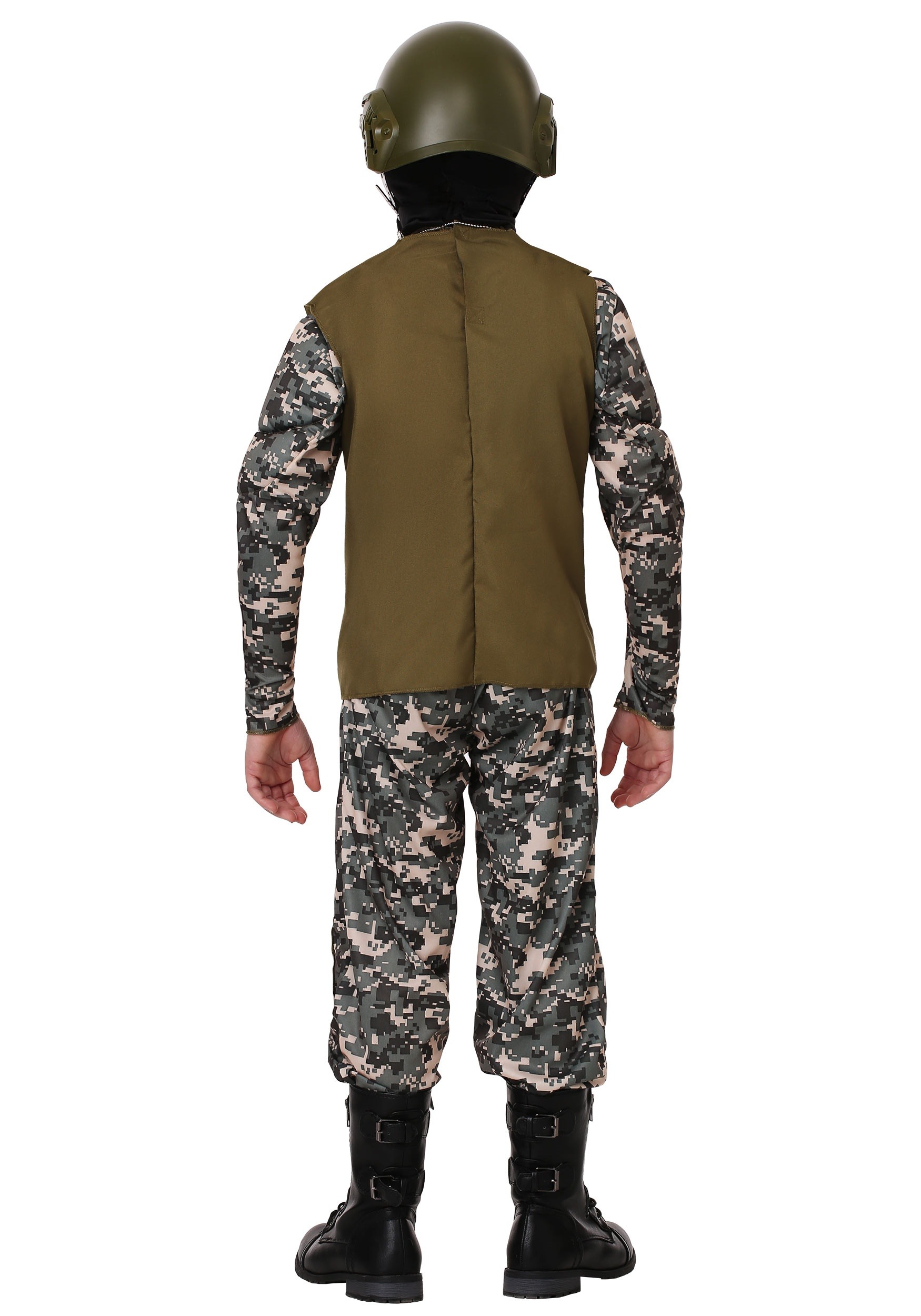 Disfraz militar de Tigerdoe, set de 4 piezas, disfraz de soldado, juego de  simulación, camo trooper, disfraz militar, disfraz de combate