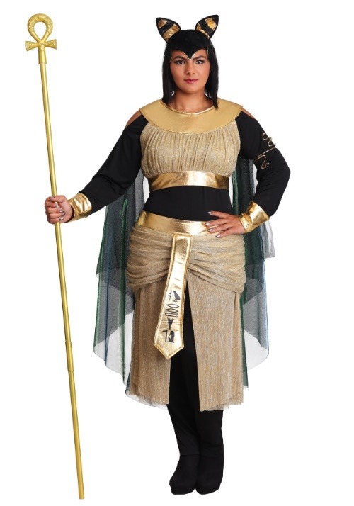 Disfraz de Diosa Bastet de talla grande para mujer