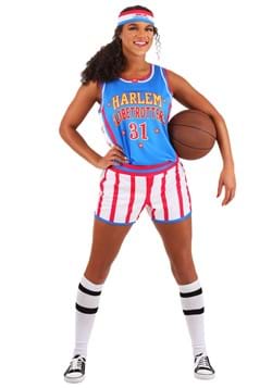 Disfraz de Harlem Globetrotters para mujer uniforme