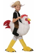 Montar un disfraz de pollo para niños