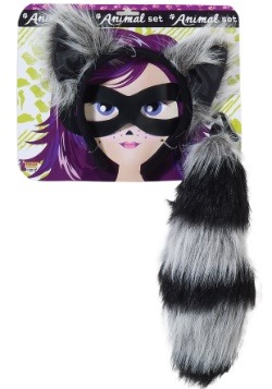 Kit de disfraces de mapache