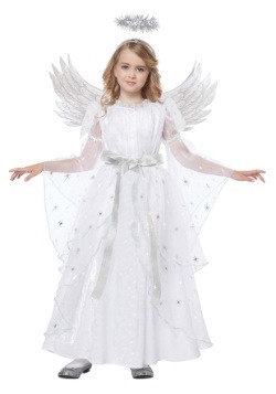 Disfraz de ángel de luz de estrellas para niñas