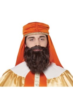 Wise Man Brown peluca y barba