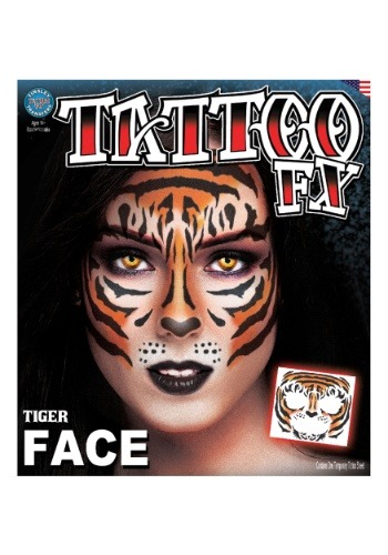 Tatuaje de cara de tigre