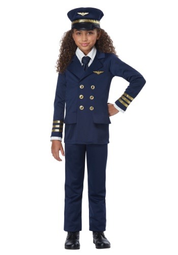 Disfraz de piloto de línea aérea para niños