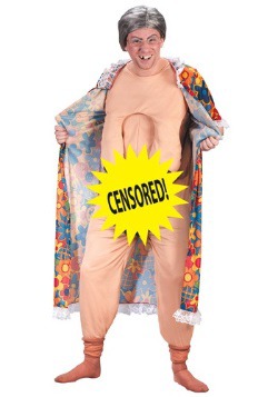 Disfraz de abuela exhibicionista