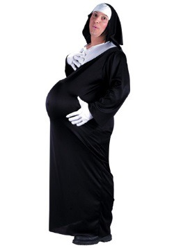 Disfraz de monja embarazada