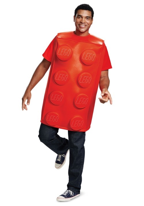 Disfraz de LEGO Red Brick para adultos