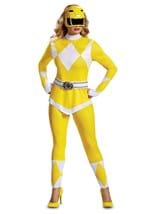 Disfraz de mujer de Power Rangers Ranger amarillo Alt 1