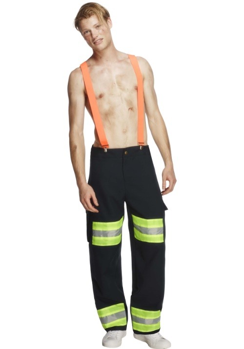 Disfraz de bombero caliente ardiente para hombres