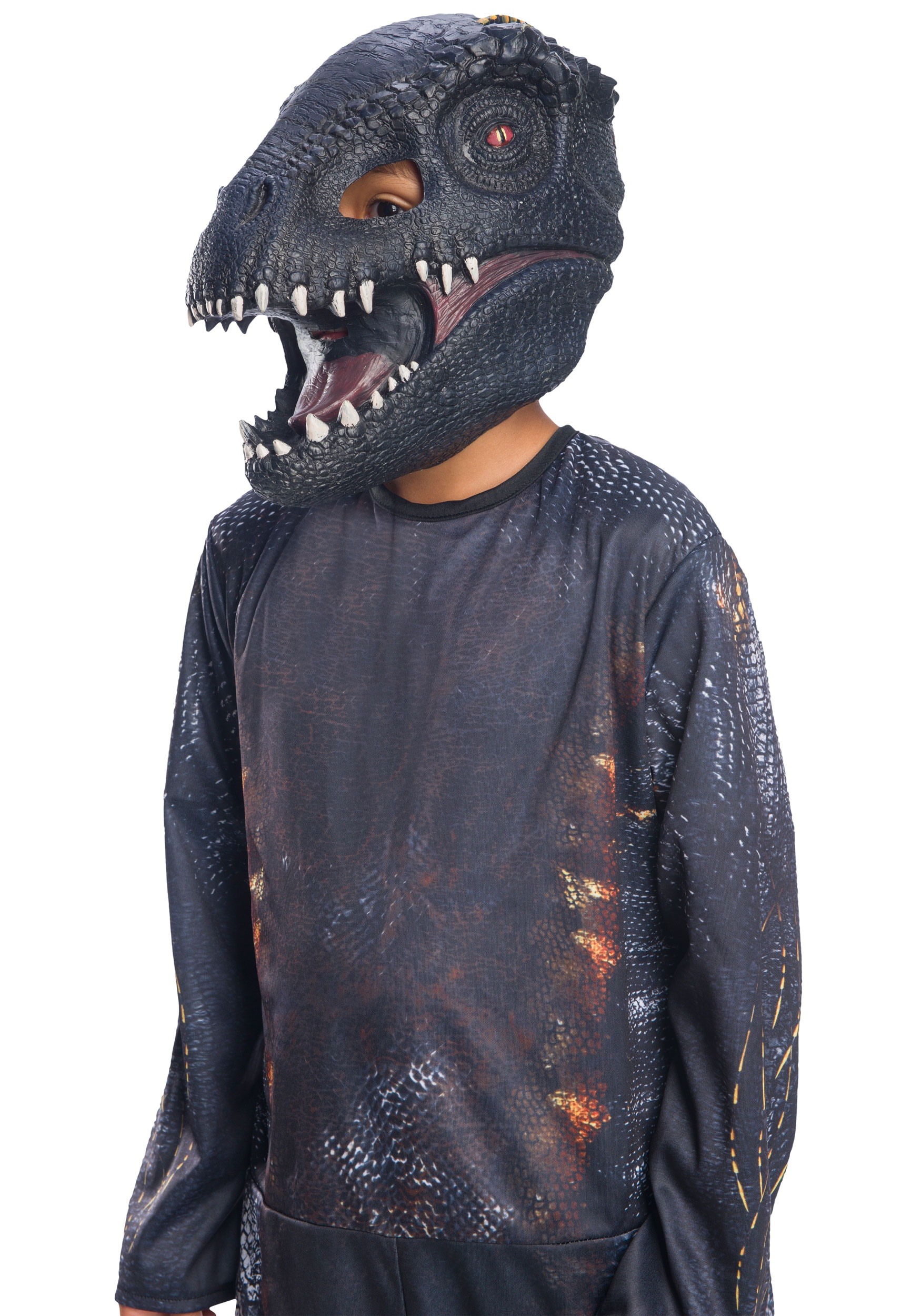 Máscara infantil de dinosaurio villano 3/4 Jurassic World 2