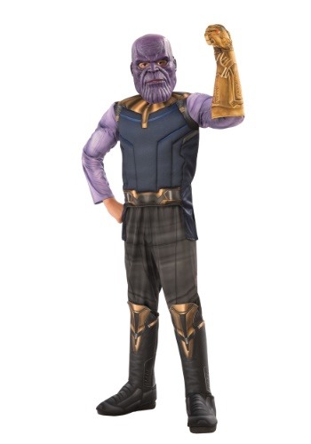 Traje de lujo Thanos de Marvel Infinity War Deluxe para niño