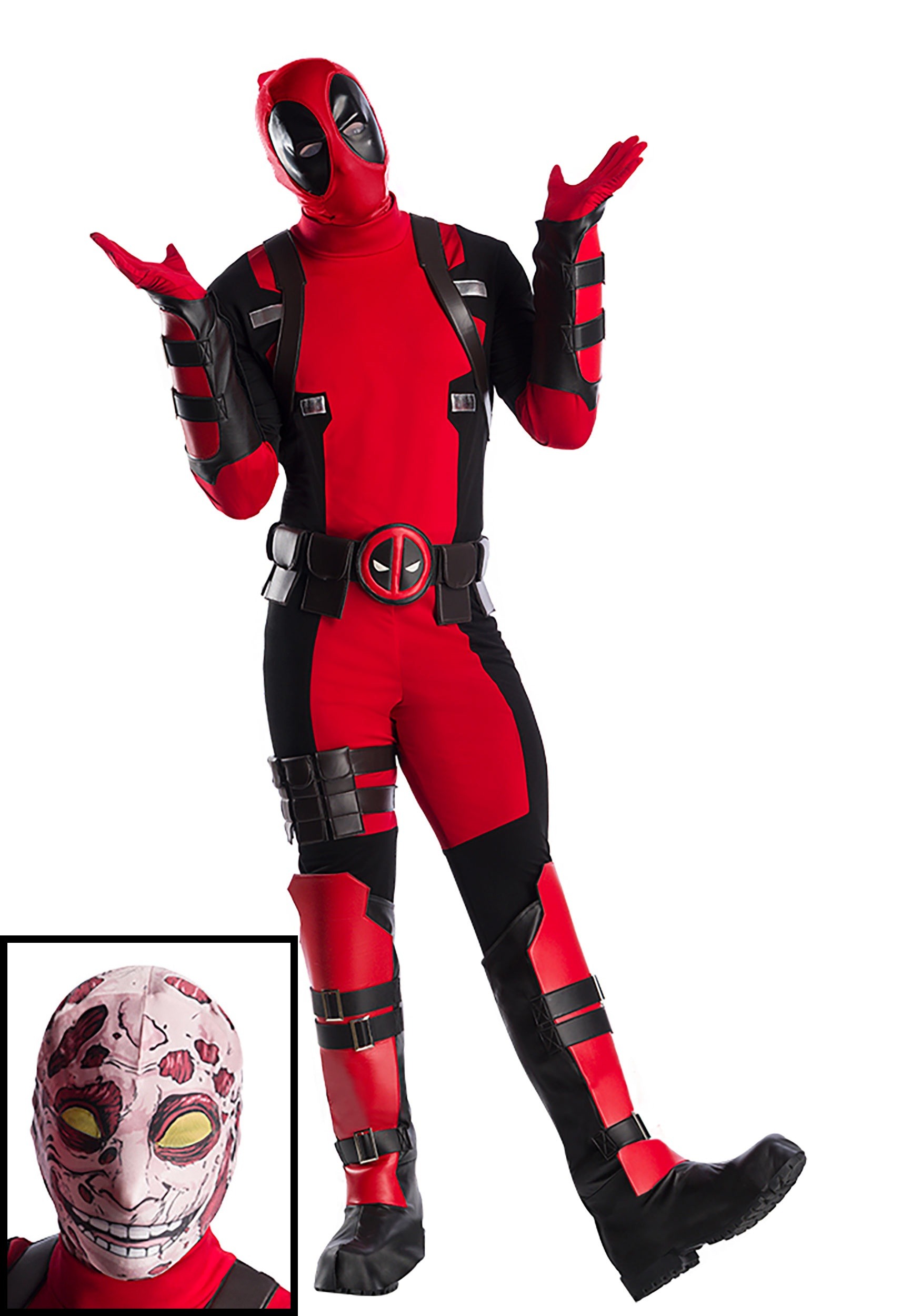 Lleno raspador Constitución Disfraz de Deadpool de Marvel Premium para hombre