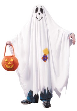 Disfraz de fantasmas amistoso para niños