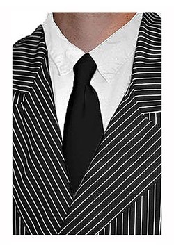 Corbata negra de gángster