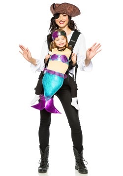 Disfraz de Pirata y Sirena Adulto