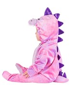 Infantil Sleepy Pink Dino Costume2