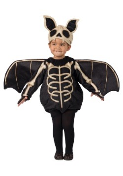 Traje de murciélago esqueleto del niño