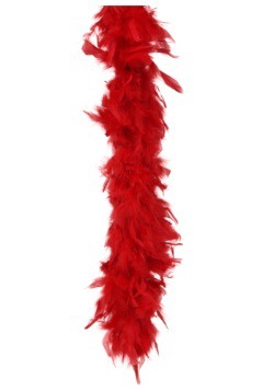 Boa de plumas rojas de 80 gramos