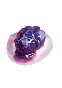 Molde de gelatina de corazón