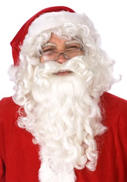 Juego de peluca y barba de Santa Claus